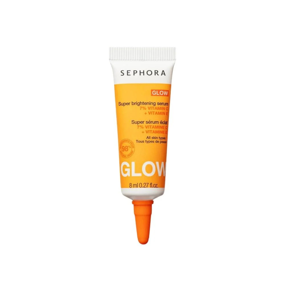 Sephora Glow Super Brightening Serum 7% Vitamin C And Vitamin E 8ml | Pink Musee Egypt