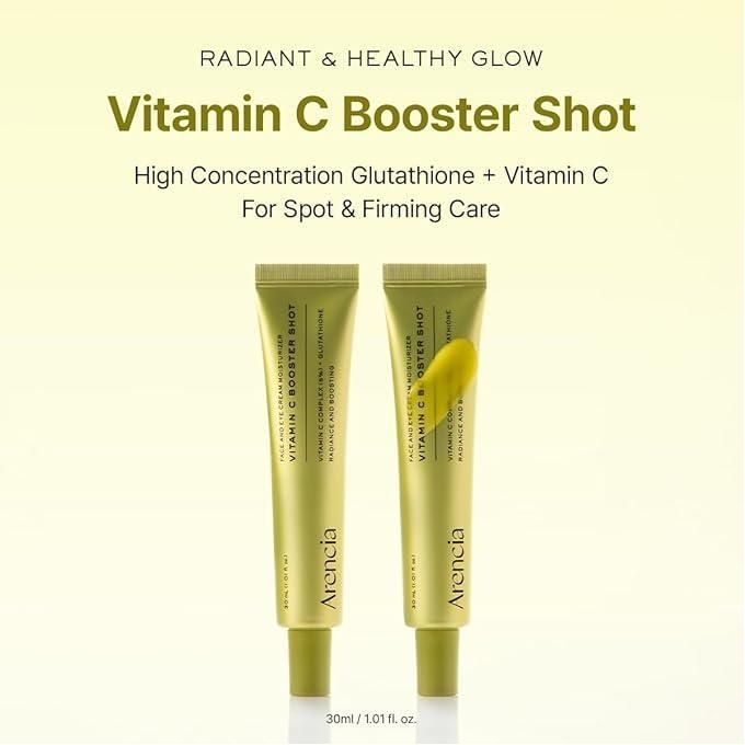 Arencia - Vitamin C Brightening Booster Cream, Glow-Enhancing Moisturizer with Vitamin C, TXA & Glutathione