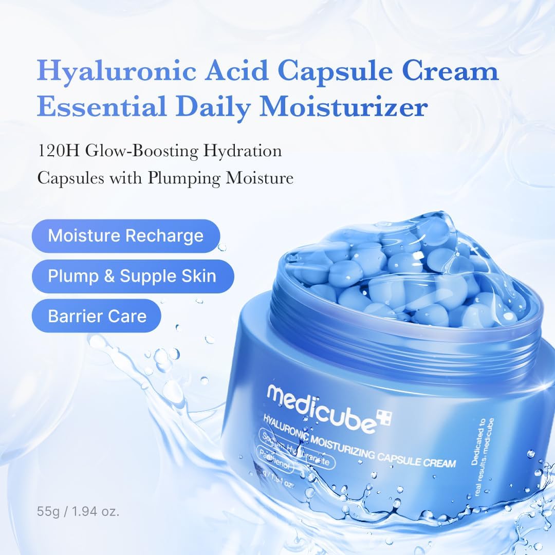 MEDICUBE Hyaluronic Moisturizing Capsule Cream – 55ml