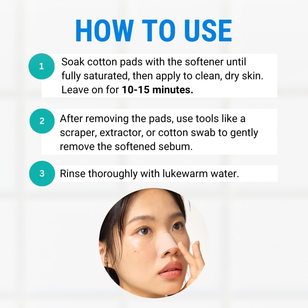 JUMISO - Blackhead Melting Softener & Cotton Pad Set