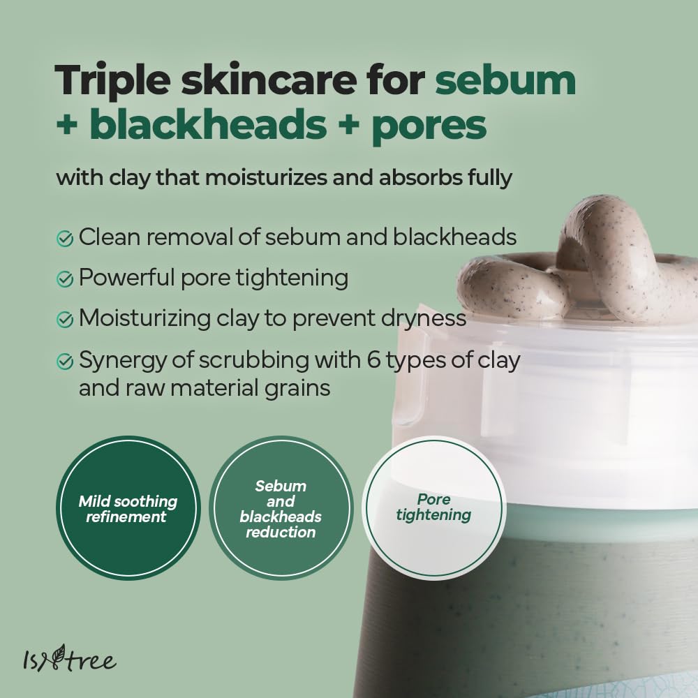 Isntree - Mugwort Calming Clay Mask