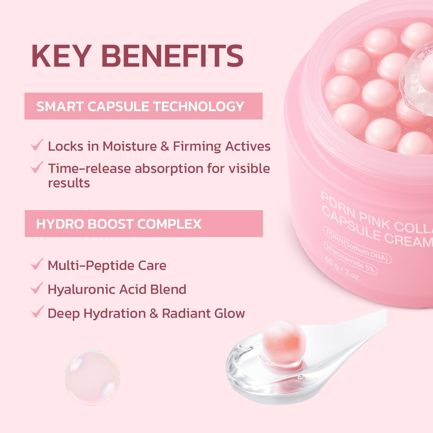 medicube - PDRN Pink Collagen Capsule Cream