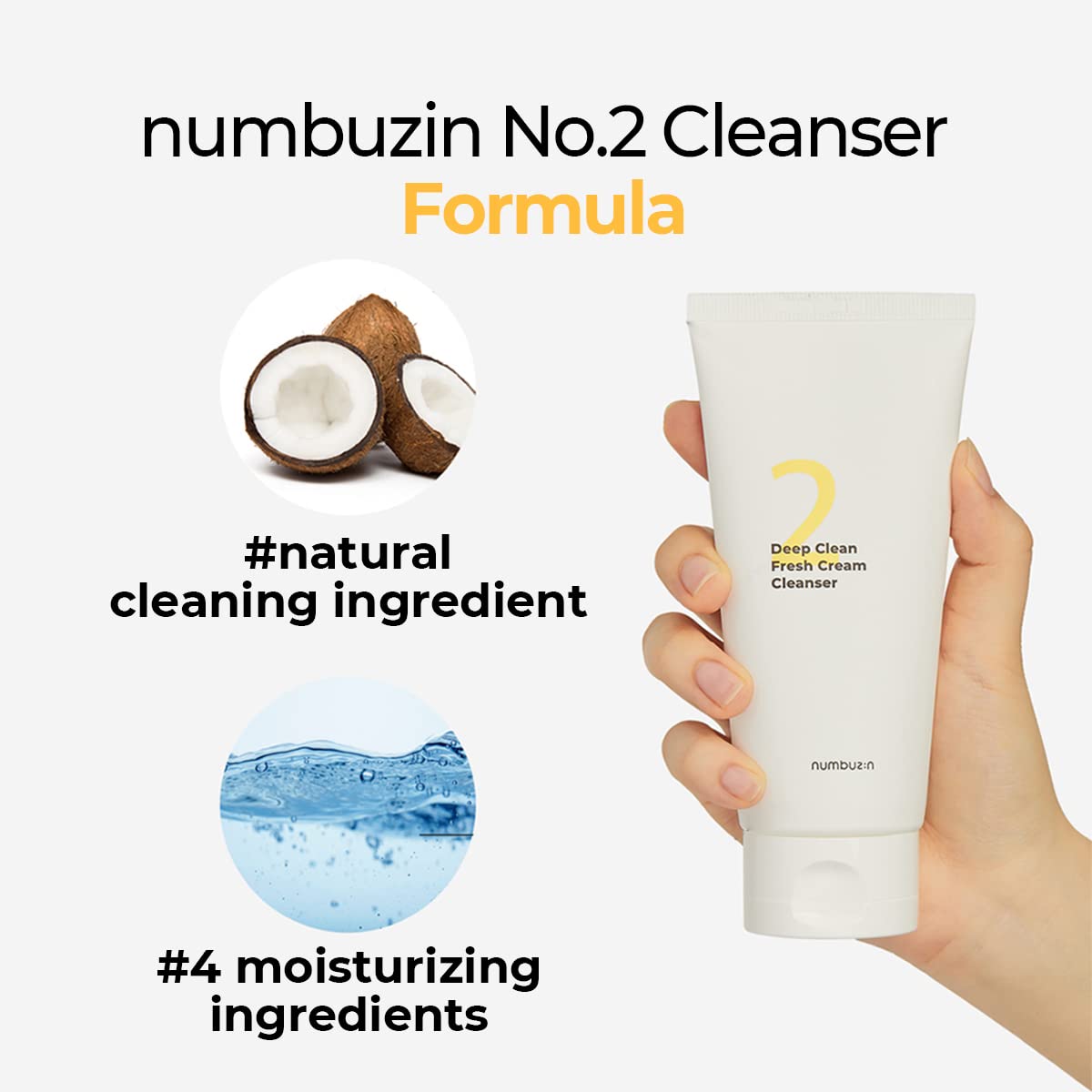 Numbuzin - No. 2 Deep Clean Fresh Cream Cleanser
