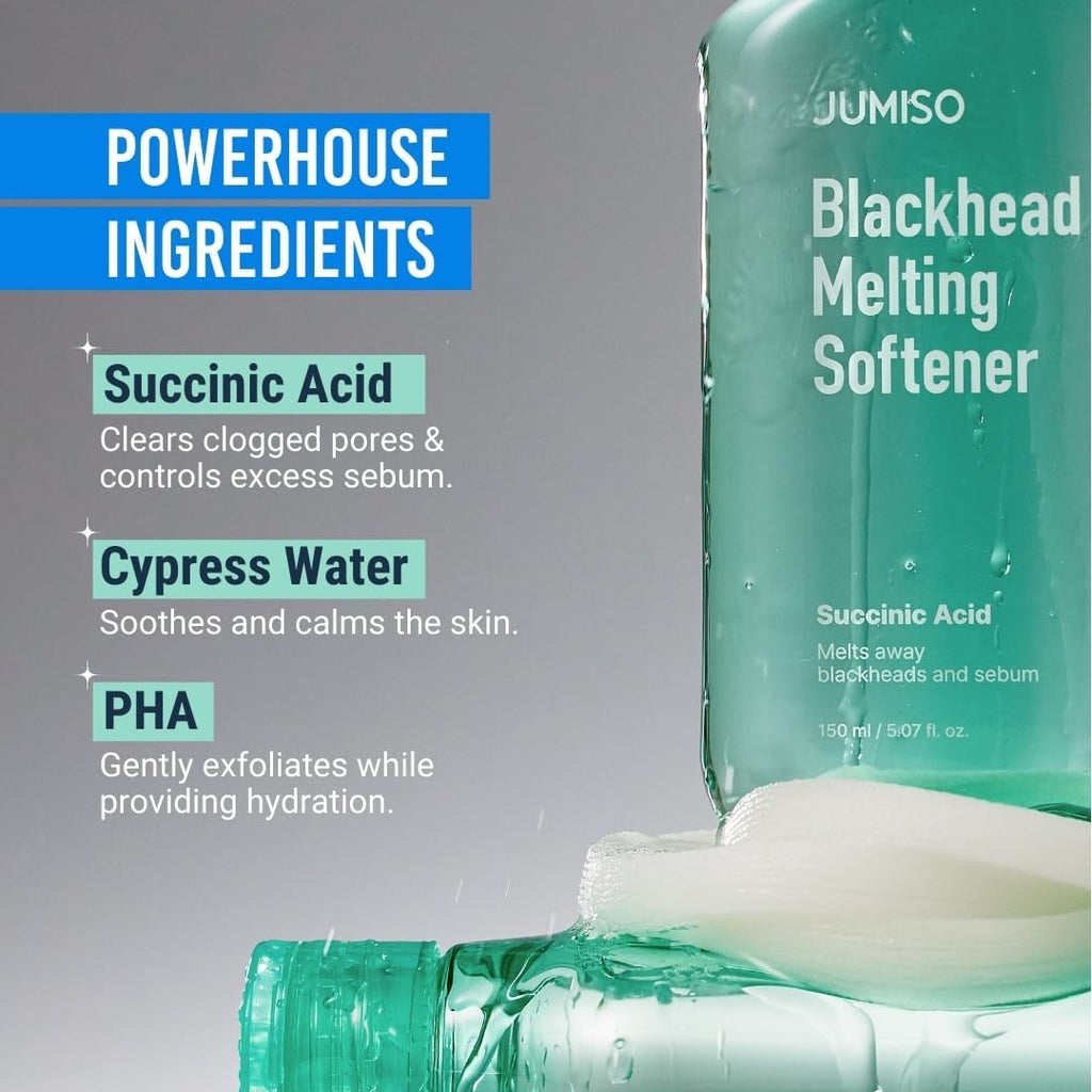 JUMISO - Blackhead Melting Softener & Cotton Pad Set