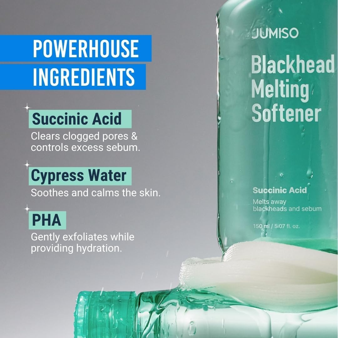 JUMISO - Blackhead Melting Softener & Cotton Pad Set