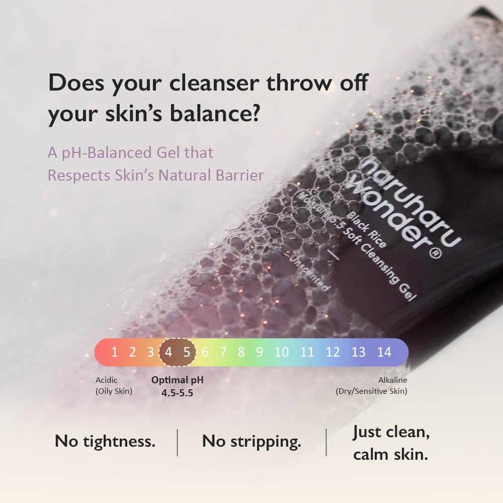 Haruharu WONDER - Black Rice Moisture 5.5 Soft Cleansing Gel 100ml