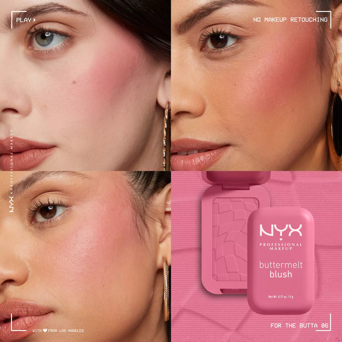 NYX Buttermelt Powder Blush | Pink Musee Egypt