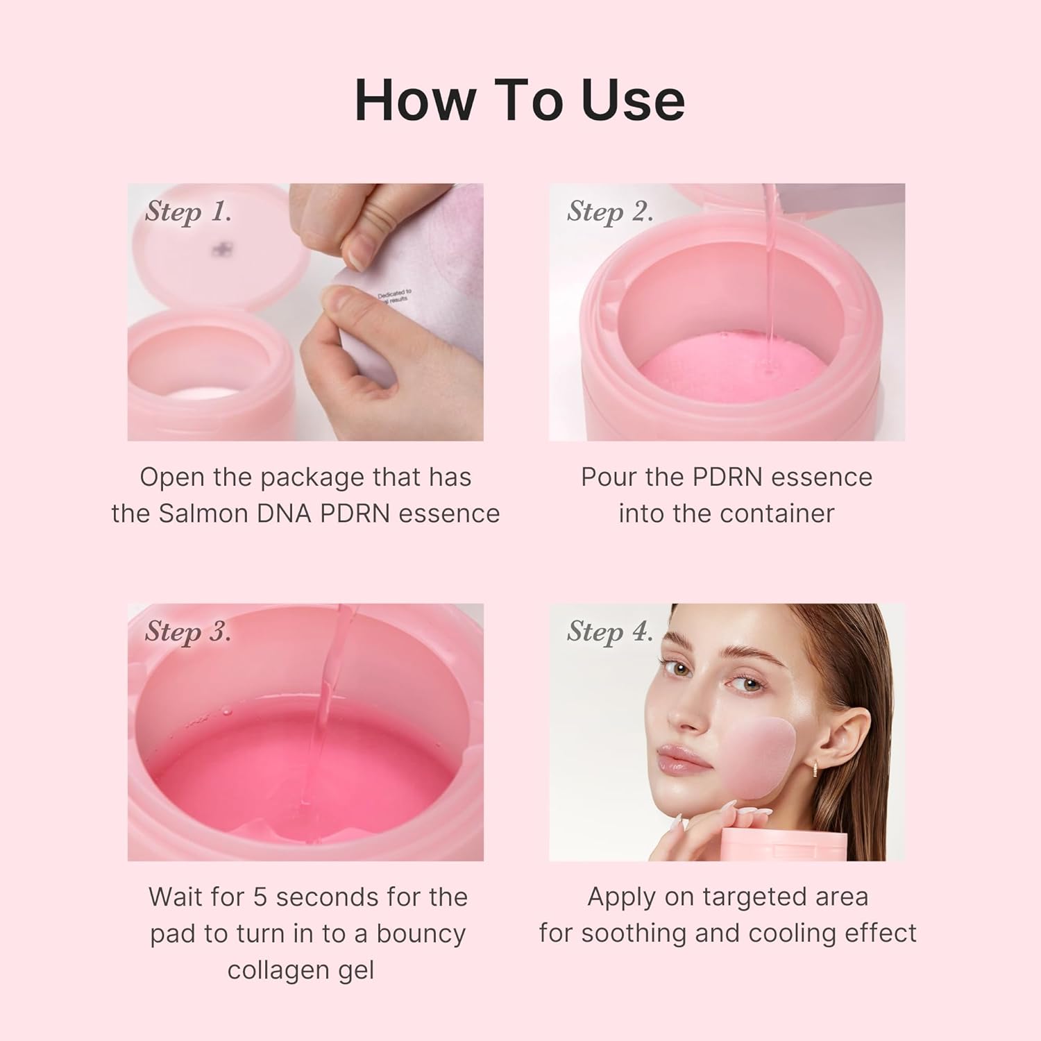 medicube - PDRN Pink Collagen Toning Gel Toner Pad