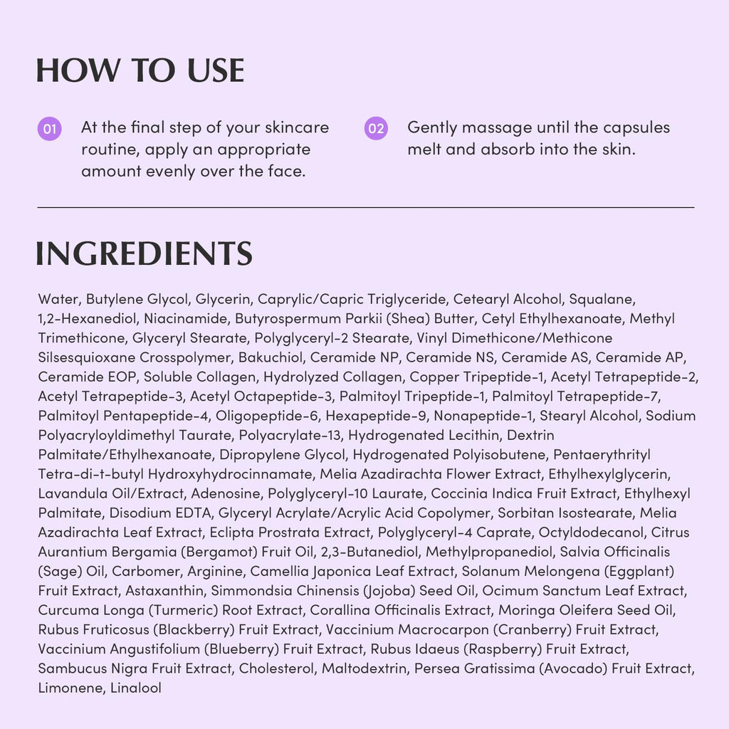 EQQUALBERRY - Bakuchiol Plumping Capsule Cream