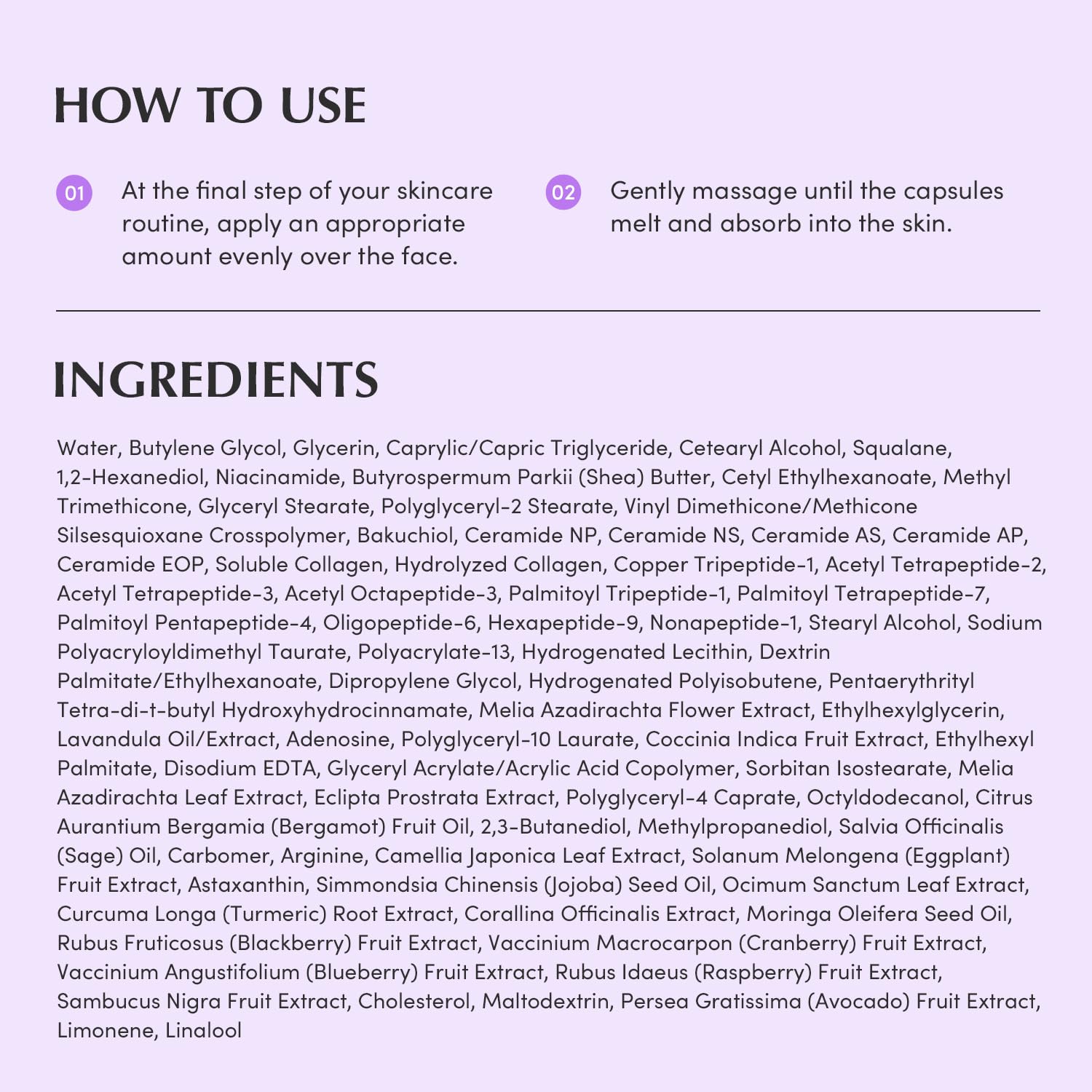 EQQUALBERRY - Bakuchiol Plumping Capsule Cream