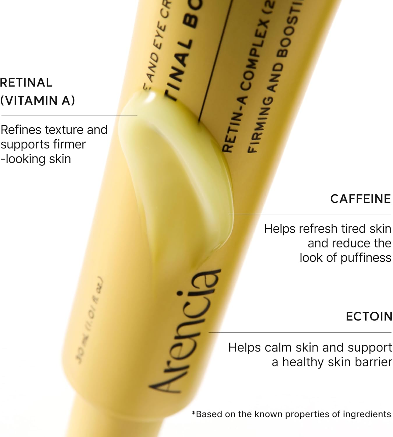 Arencia - Retinal Serum, Advanced Night Serum with Retinal, Caffeine and Ectoin