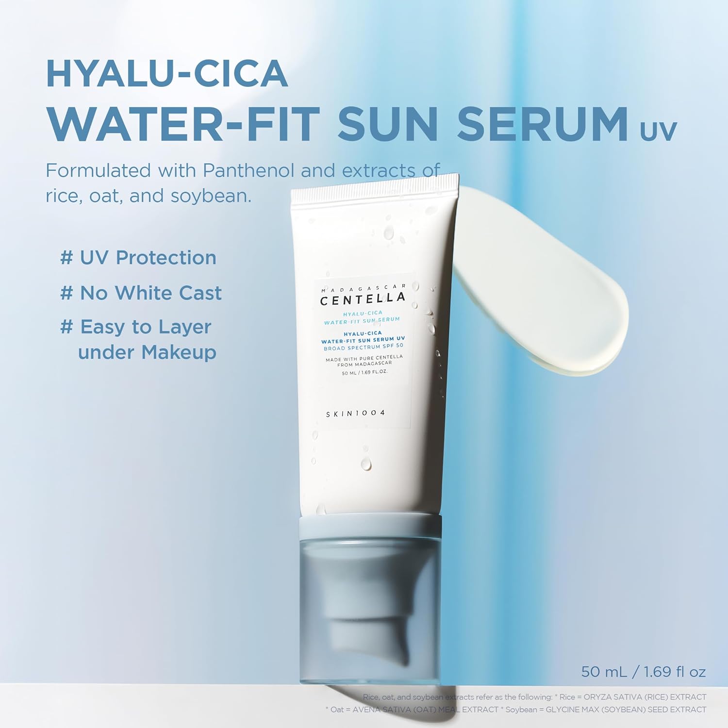 SKIN1004 - Madagascar Centella Hyalu-Cica Water-Fit Sun Serum 15ml