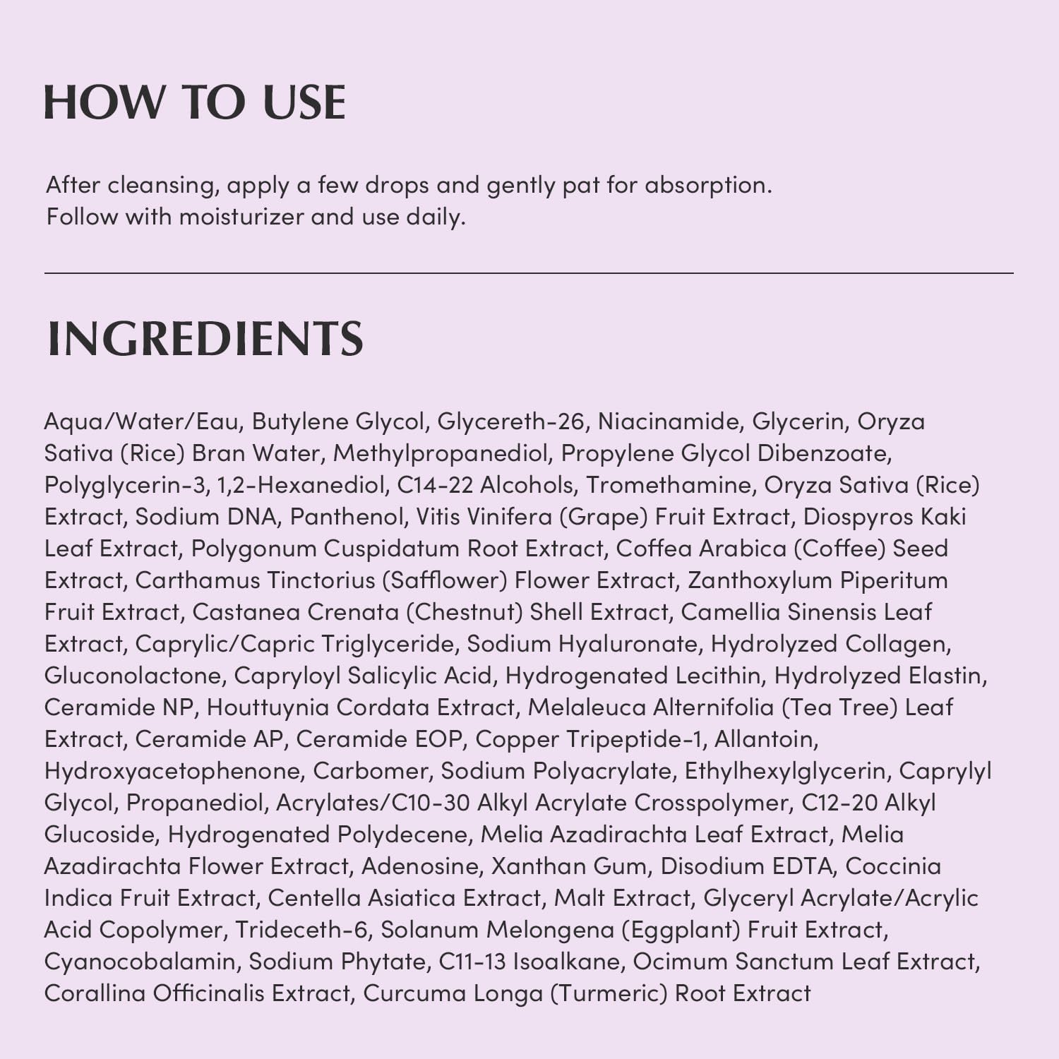EQQUALBERRY Purple PDRN Pore Minimizing Serum