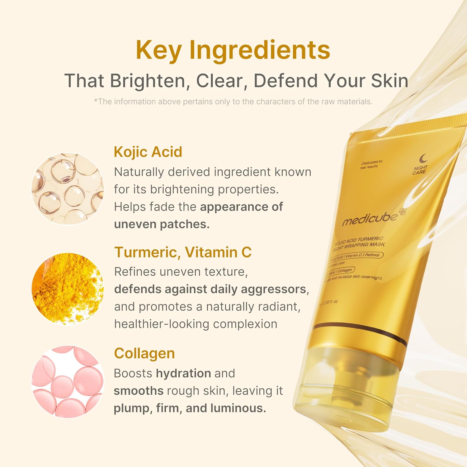 medicube - Kojic Acid Turmeric Night Wrapping Mask