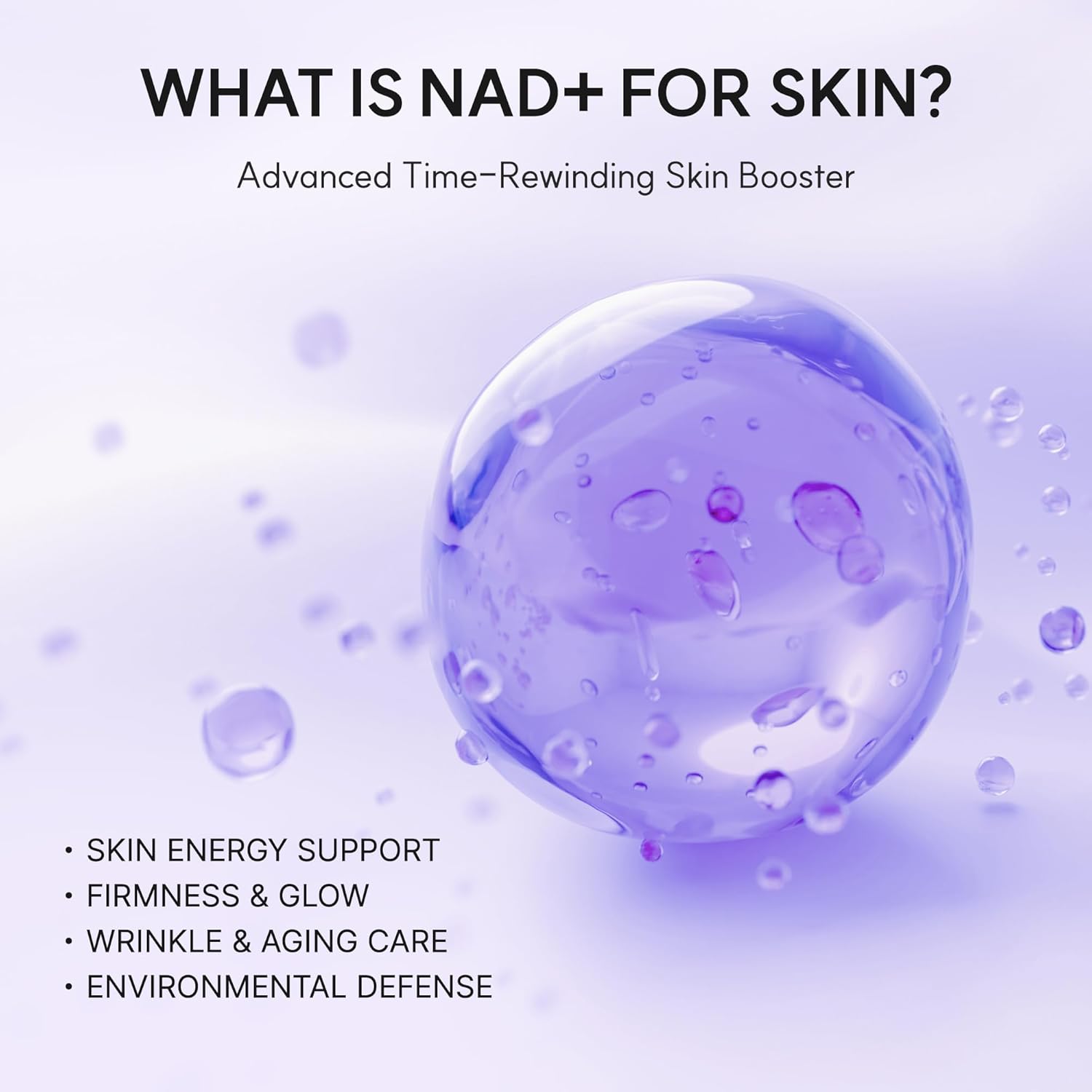 Arencia - NAD+ Time-Rewind Booster Shot, Firming & Revitalizing Serum with 5% NAD+ Complex, Peptides & Resveratrol