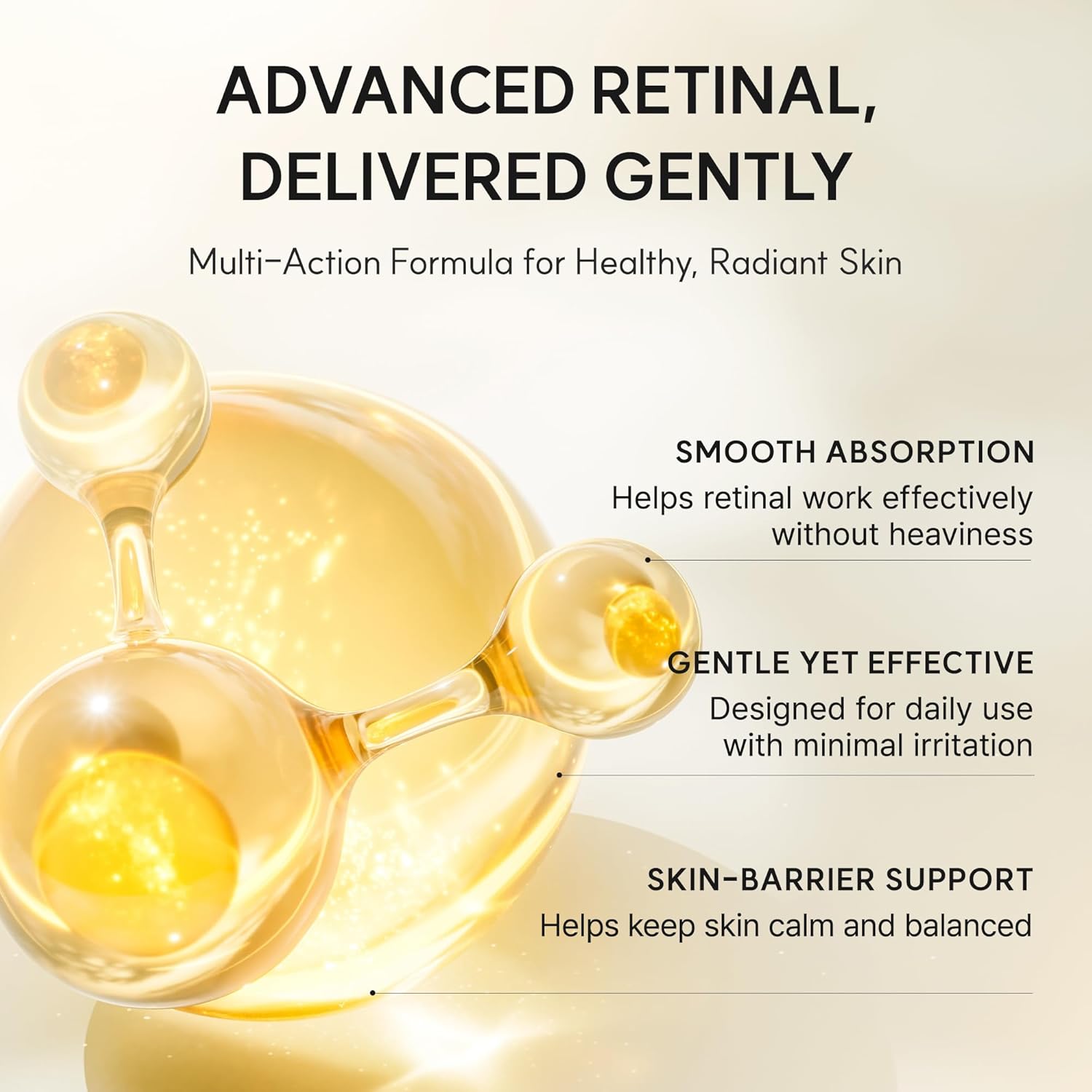 Arencia - Retinal Serum, Advanced Night Serum with Retinal, Caffeine and Ectoin