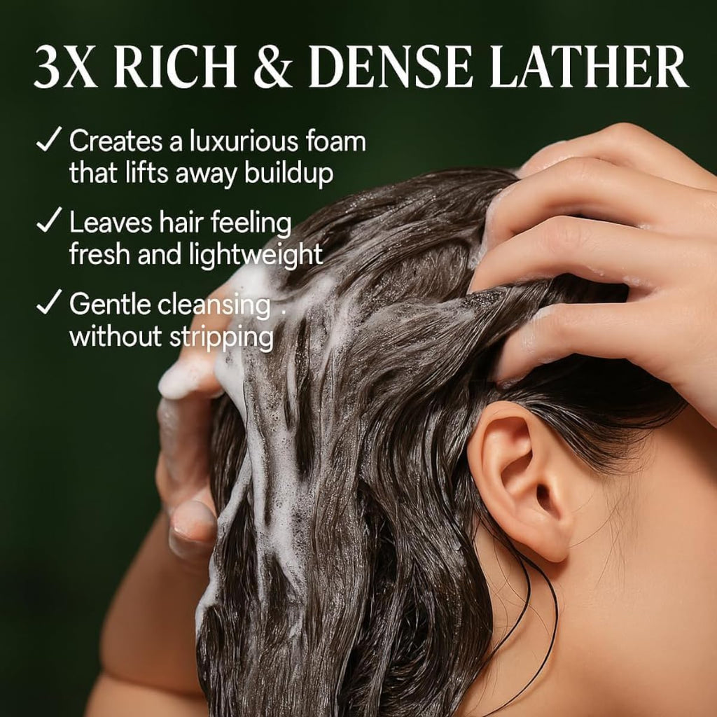 Nature Seven Green Soap Shampoo, Nature Triangle Shampoo Soap Bar