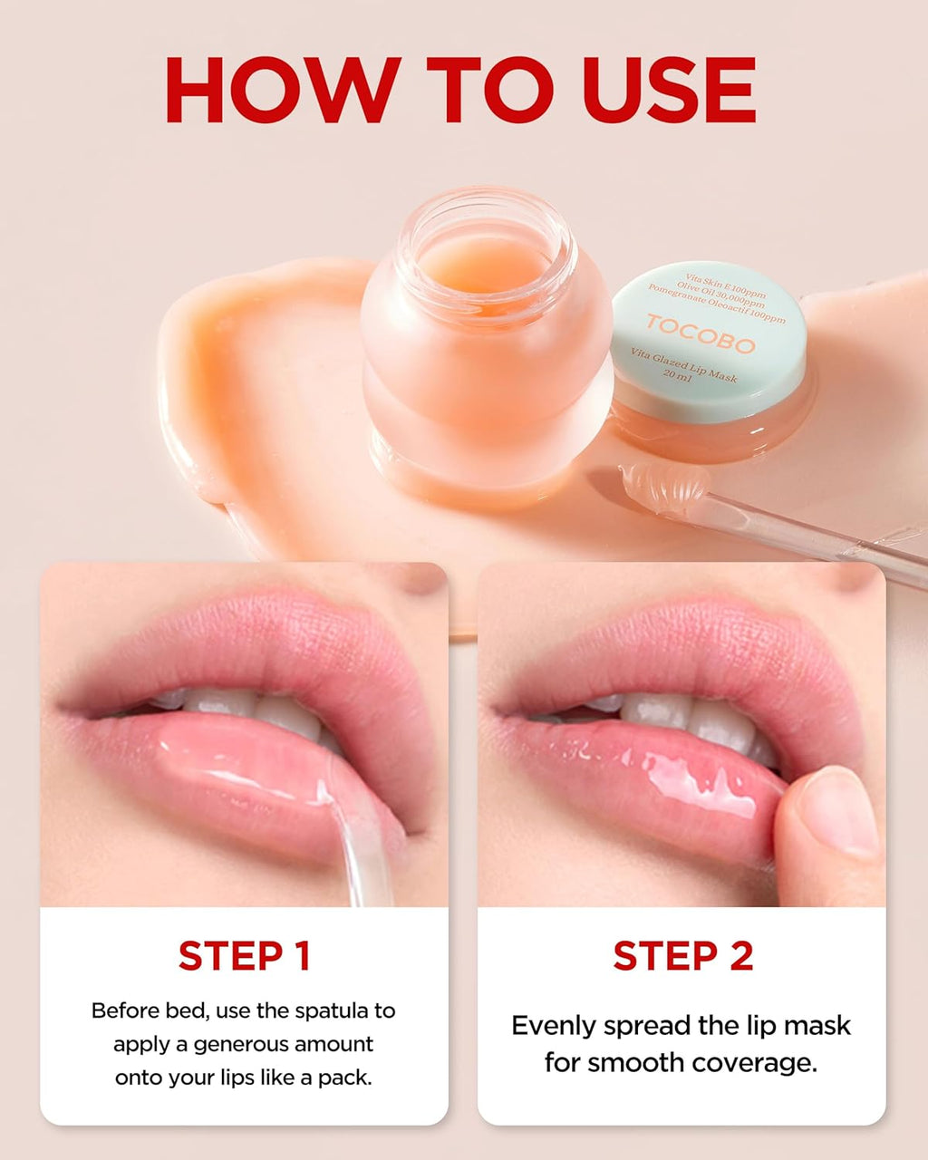 TOCOBO - Vita Glazed Lip Mask