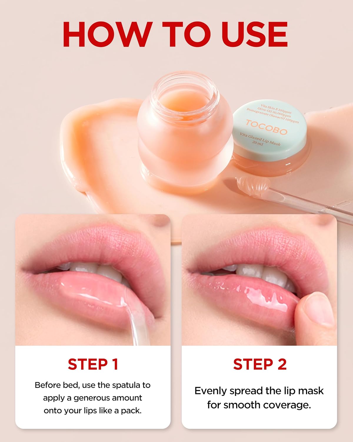 TOCOBO - Vita Glazed Lip Mask
