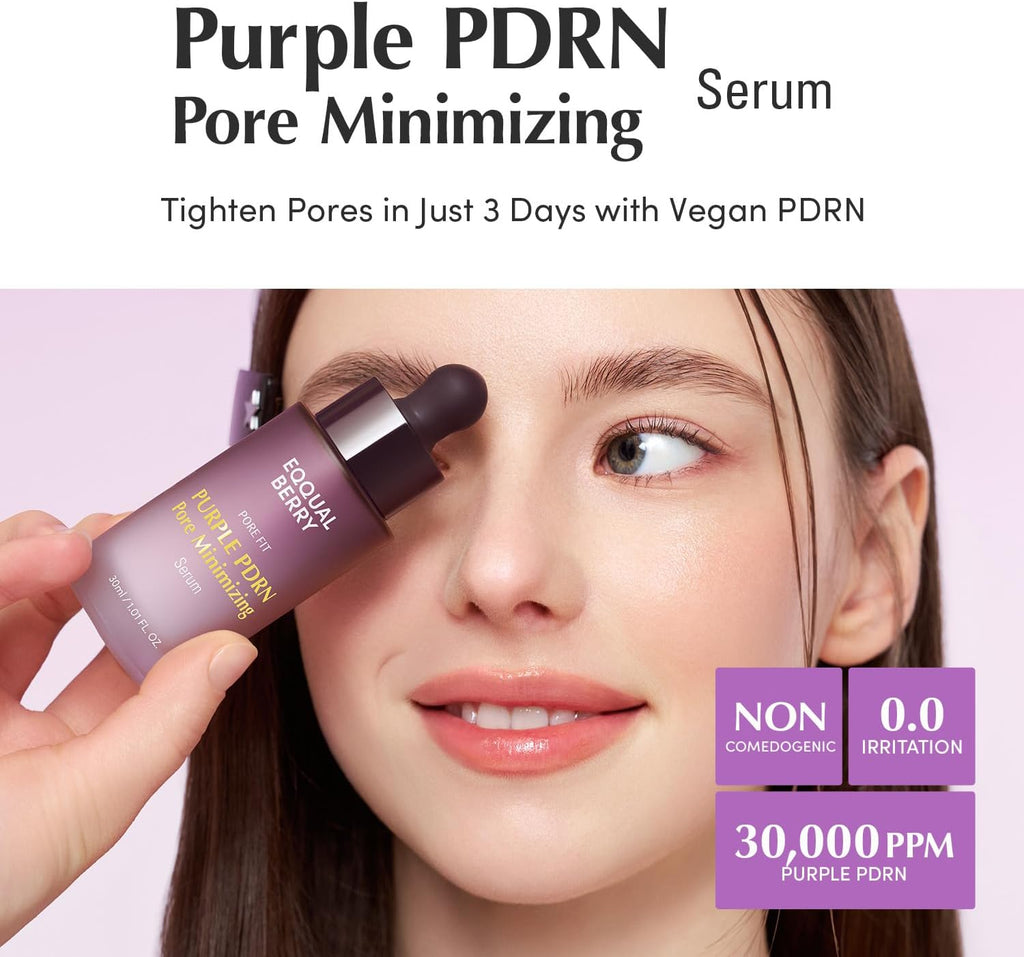 EQQUALBERRY Purple PDRN Pore Minimizing Serum