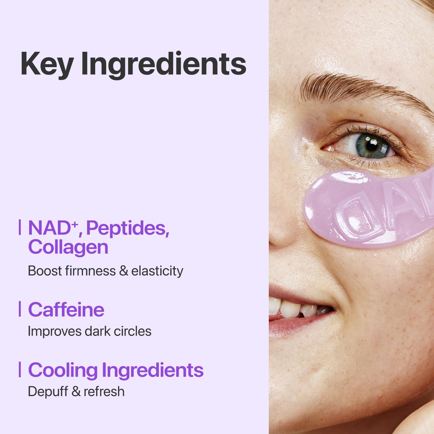 numbuzin – No.9 NAD+ Collagen Under Eye Patches