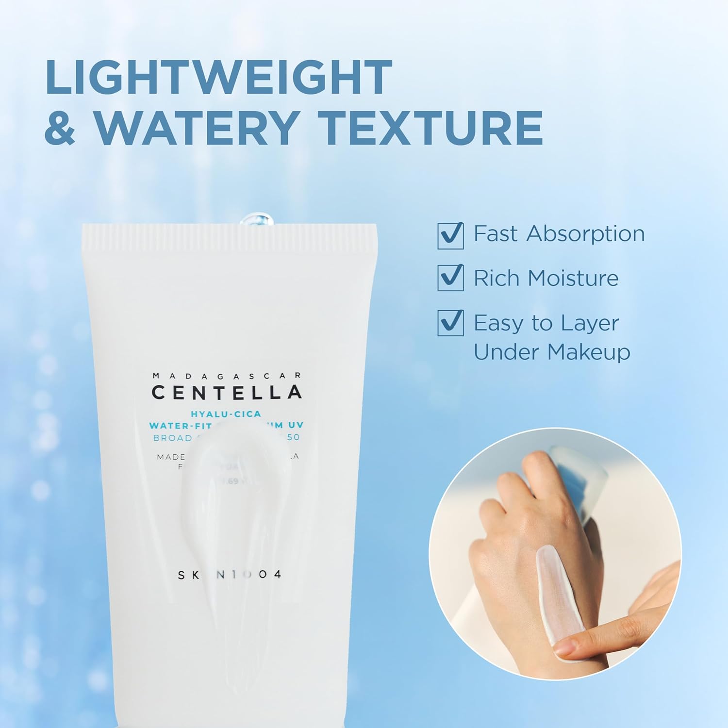 SKIN1004 - Madagascar Centella Hyalu-Cica Water-Fit Sun Serum 15ml