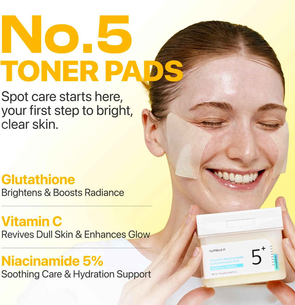 Numbuzin - No.5 Vitamin-Niacinamide Concentrated Pad