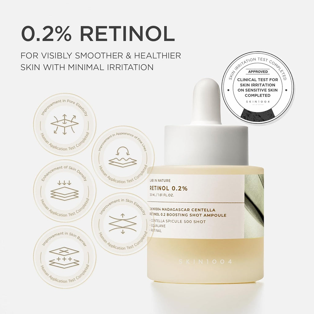 SKIN1004 - Lab in Nature Madagascar Centella Retinol 0.2 Boosting Shot Ampoule