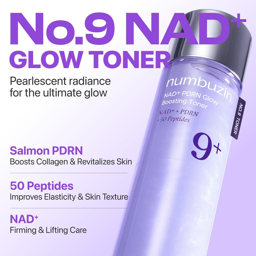 numbuzin No.9 NAD+ PDRN Glow Boosting Toner 150ml