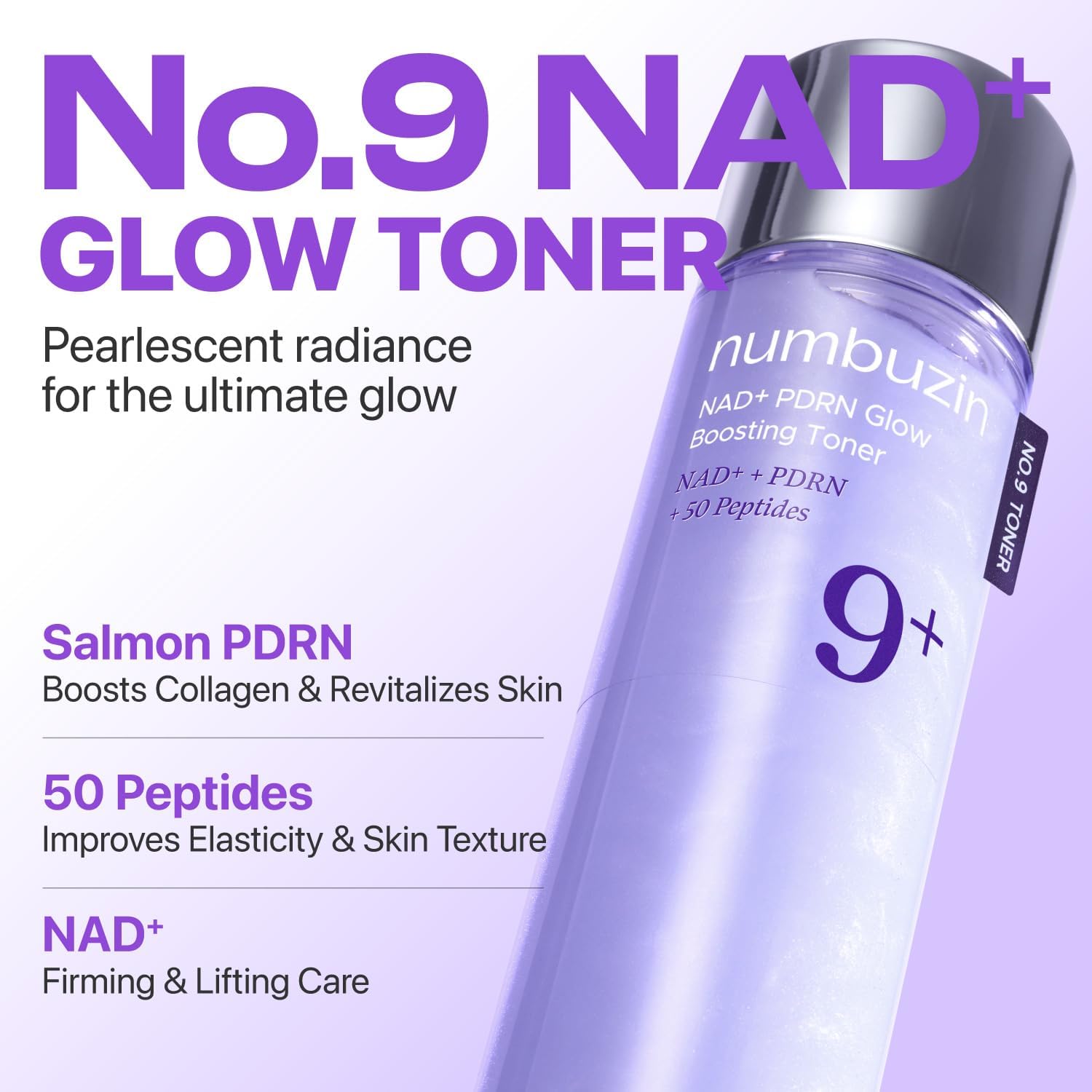 numbuzin No.9 NAD+ PDRN Glow Boosting Toner 150ml