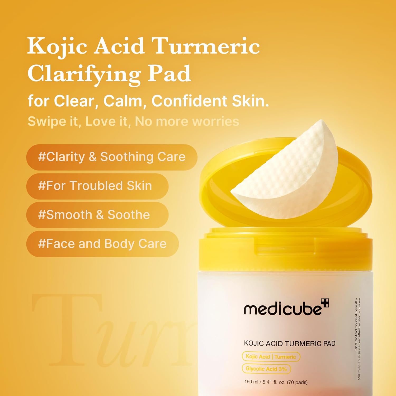 Medicube – Kojic Acid Turmeric Pad