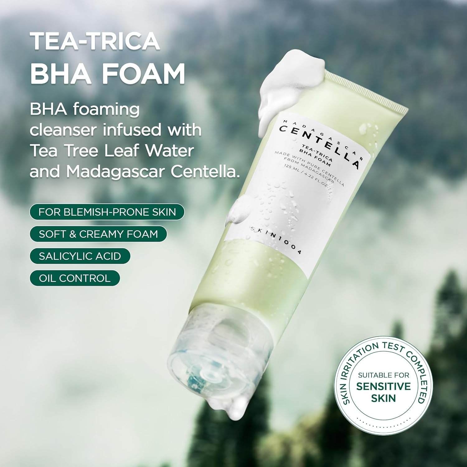 SKIN1004 - Madagascar Centella Tea-Trica BHA Foam