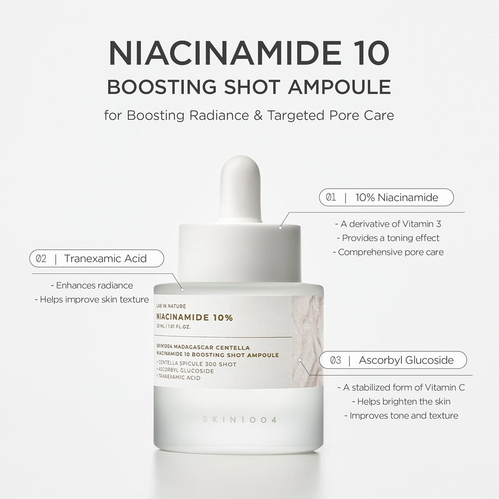 SKIN 1004 - Lab in Nature Madagascar Centella Niacinamide 10 Boosting Shot Ampoule