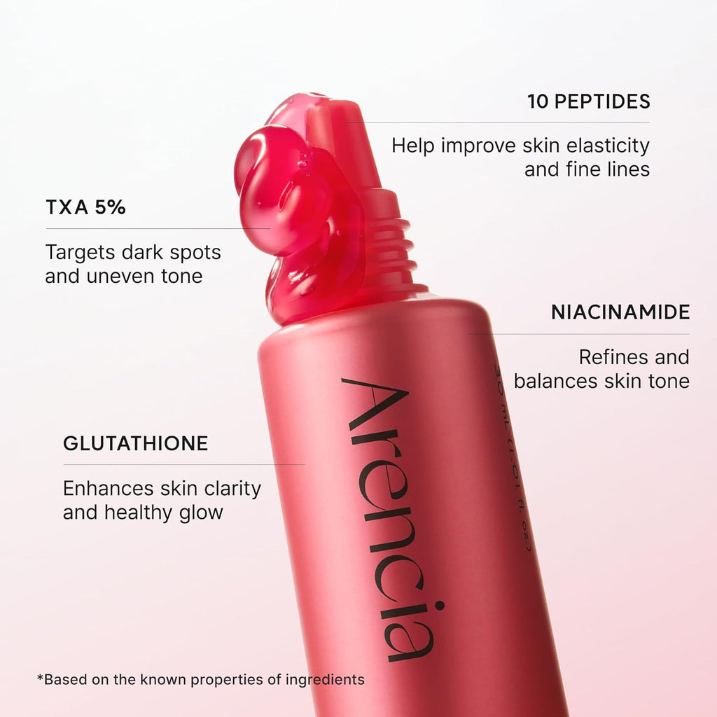 Arencia - TXA Booster Shot, Intensive Dark Spot Correcting Serum with 5% TXA, Niacinamide & 10 Peptides