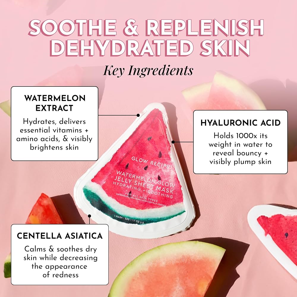 GLOW RECIPE Watermelon Glow Jelly Mask | Pink Musee Egypt