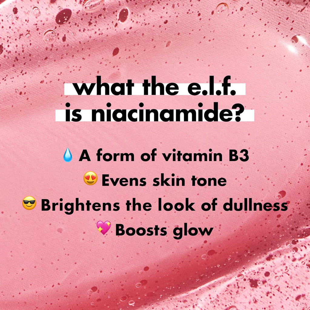 E.L.F Power Grip Primer + Niacinamide - Pink