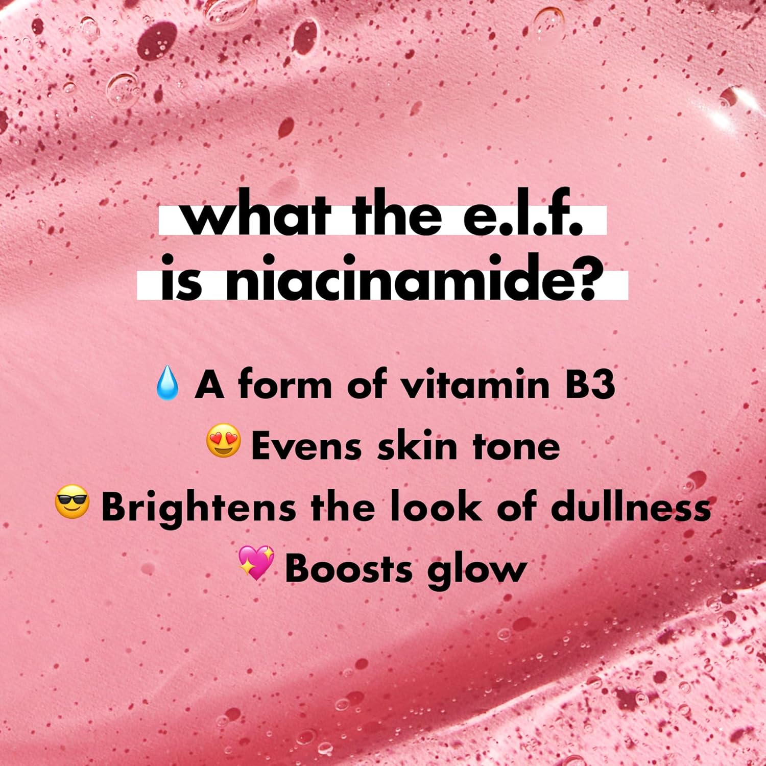 E.L.F Power Grip Primer + Niacinamide - Pink