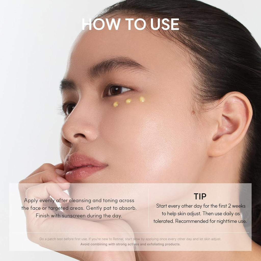 Arencia - Retinal Serum, Advanced Night Serum with Retinal, Caffeine and Ectoin