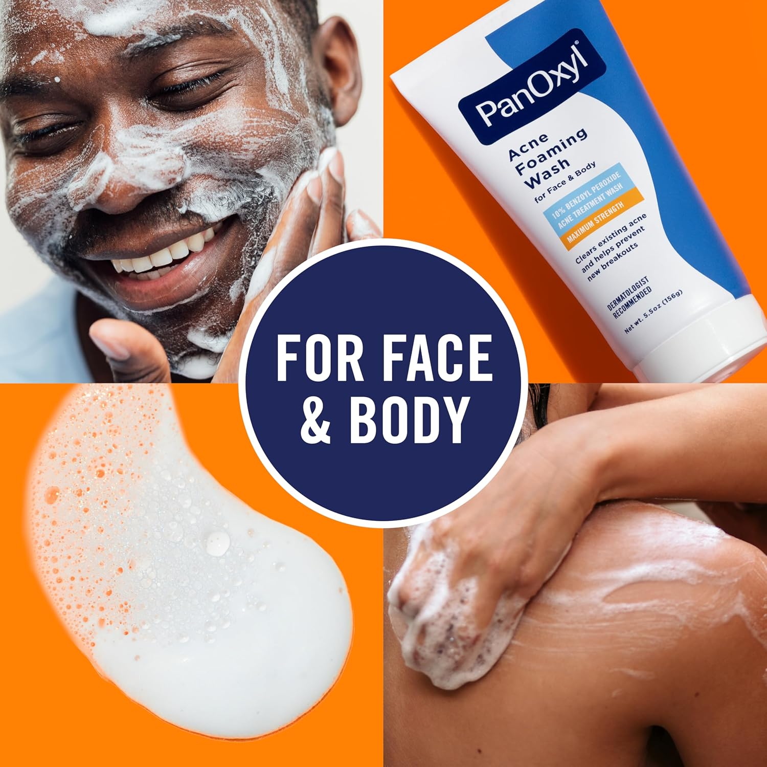 PanOxyl - Acne Foaming Wash Benzoyl Peroxide 10% Maximum Strength
