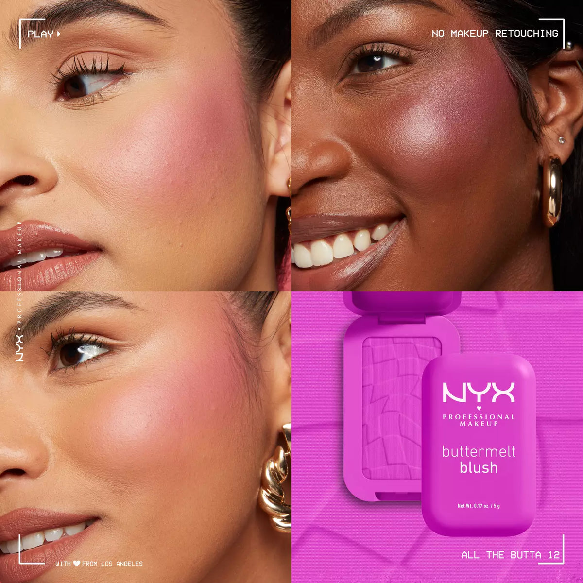 NYX Buttermelt Powder Blush | Pink Musee Egypt