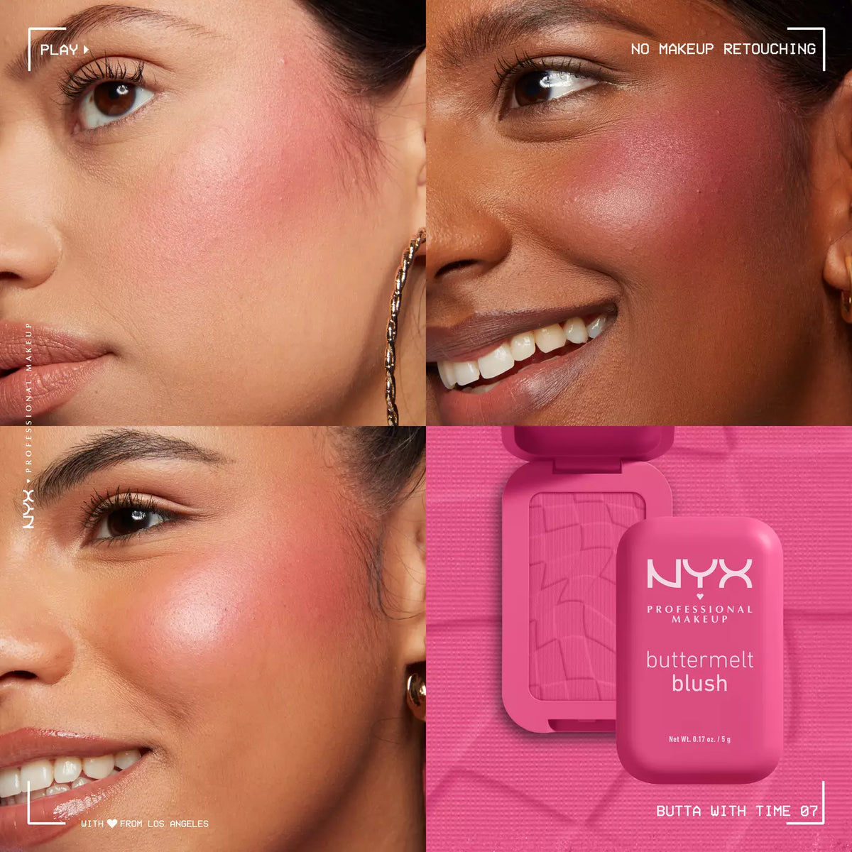 NYX Buttermelt Powder Blush | Pink Musee Egypt