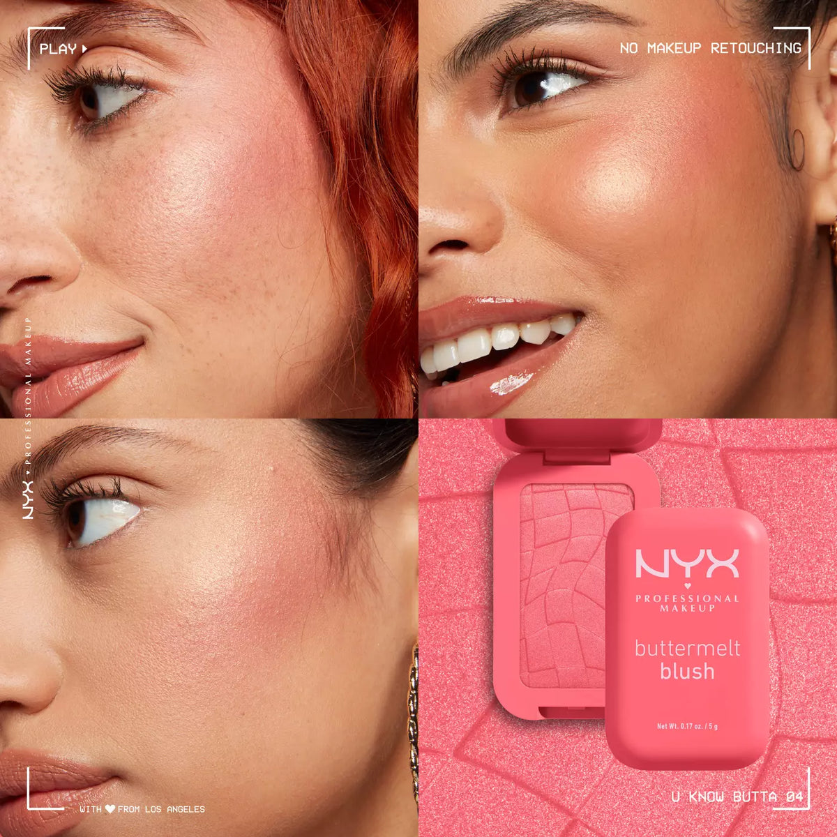 NYX Buttermelt Powder Blush | Pink Musee Egypt