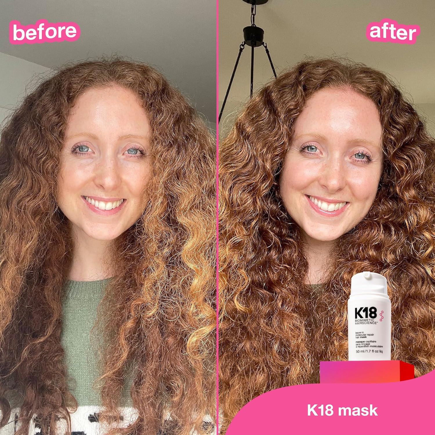 K18 Leave-In Molecular Repair Hair Mask