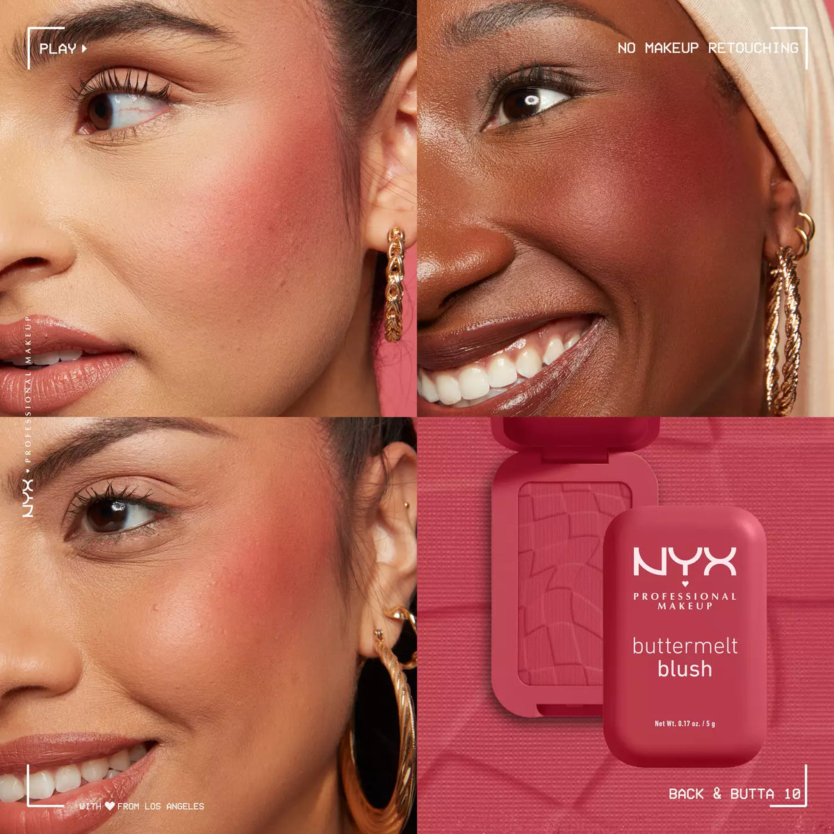 NYX Buttermelt Powder Blush | Pink Musee Egypt