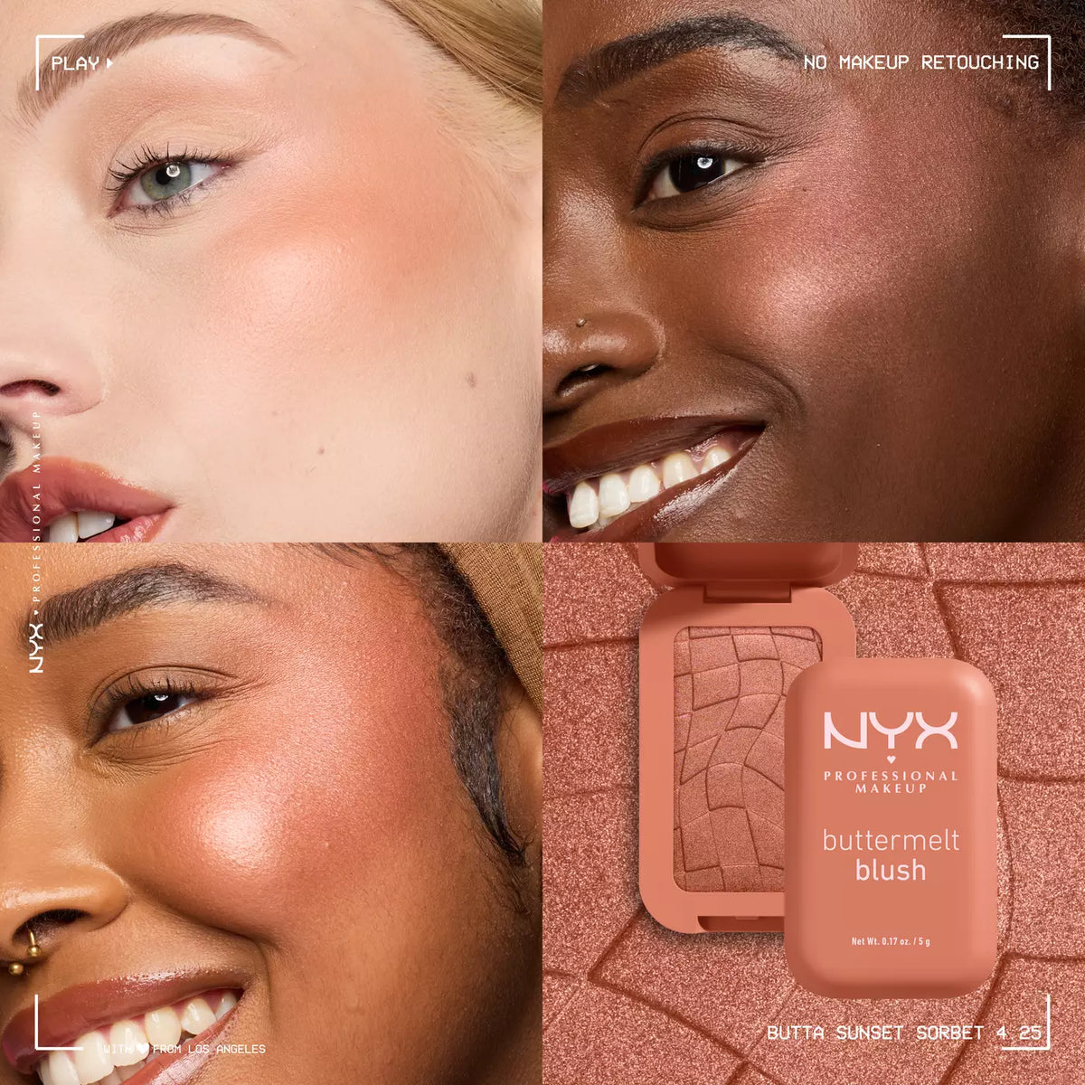 NYX Buttermelt Powder Blush