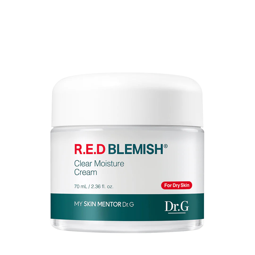 Dr.G R.E.D Blemish Clear Soothing Cream | Calming Moisturizer for Acne-Prone & Sensitive Skin (70ml)