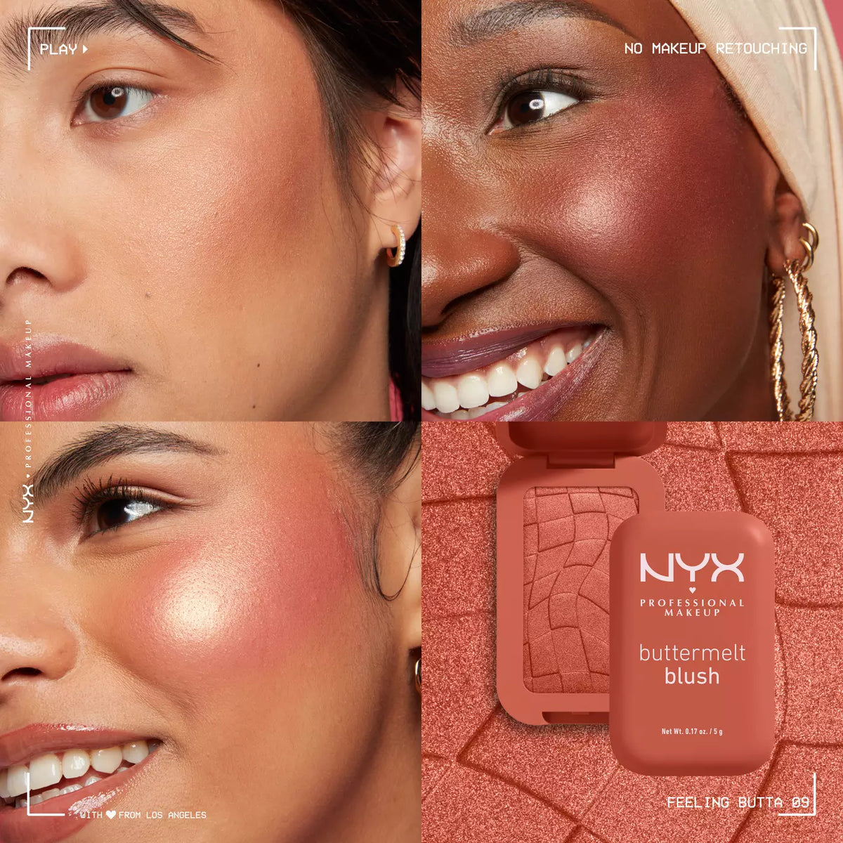 NYX Buttermelt Powder Blush | Pink Musee Egypt