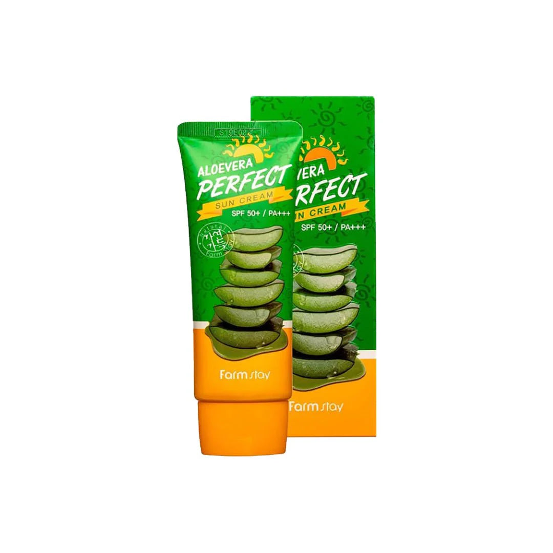 Farmstay Alovera Perfect Sun Cream SPF50+