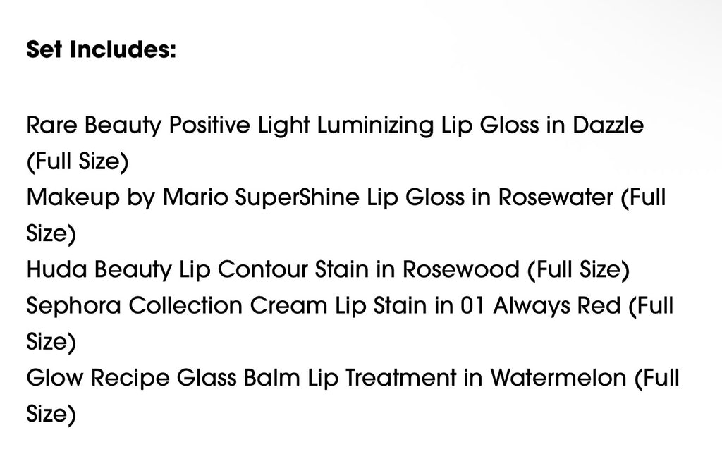 Sephora Favorites - All About Lips