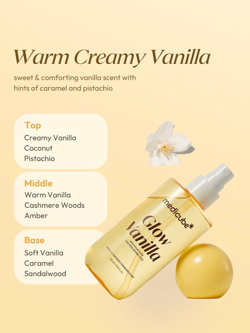 Medicube Vanilla Hair & Body Fragrance Mist | Pink Musee Egypt